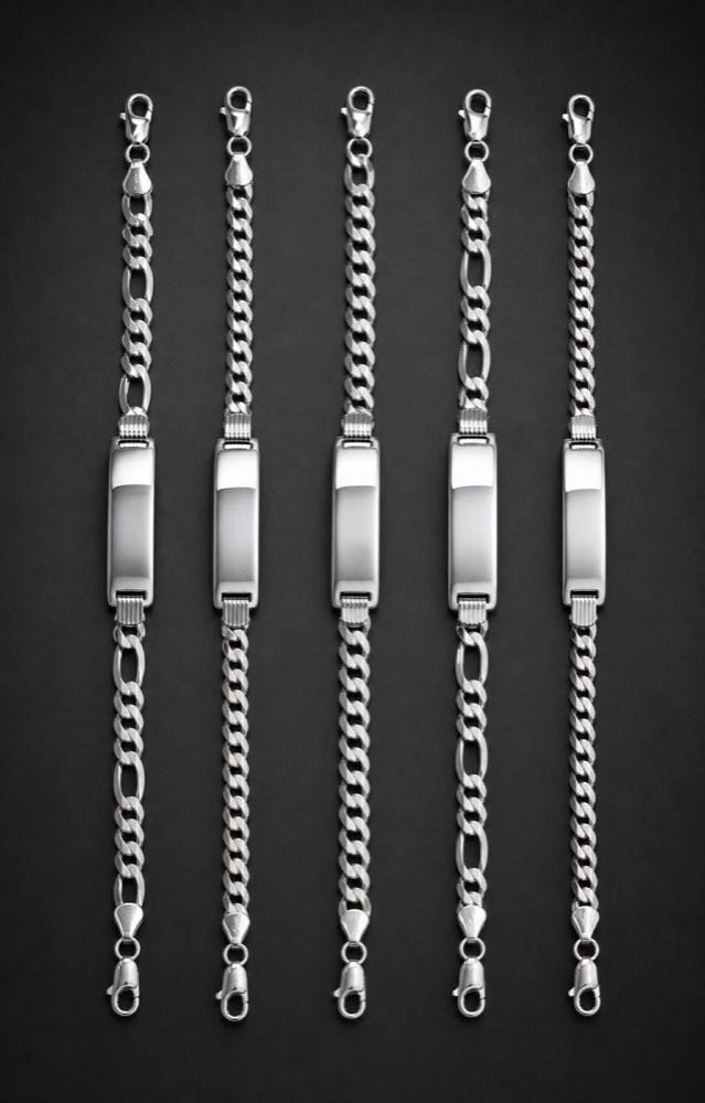 Silver ID Bracelets