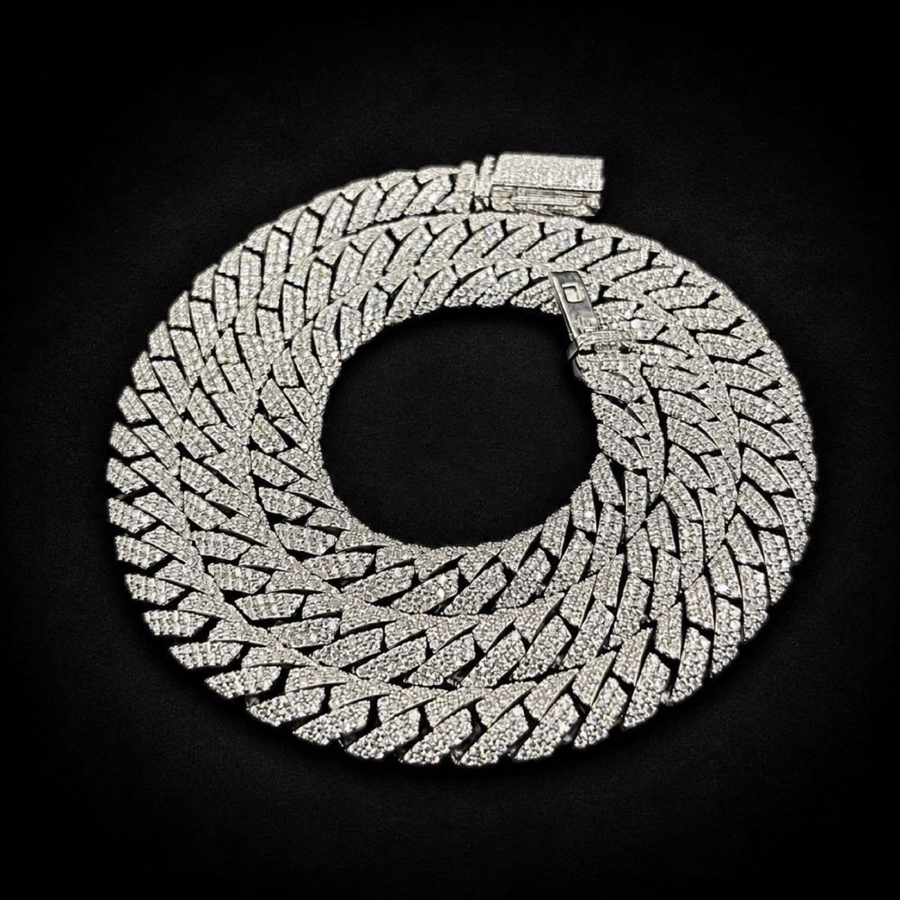 Stone-set Cuban Chain