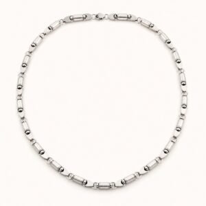 Stainless Steel Barrel-Link Chain — product view