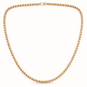 4mm Rose Gold-Tone Franco-Link Chain — product view