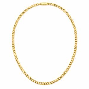 5mm Gold-Tone Miami Cuban Chain — product view