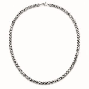Polished Rounded Franco-Link Chain — product view