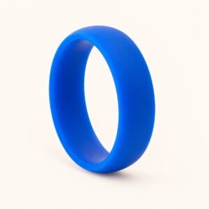 Cobalt Blue Performance Silicone Band — product view
