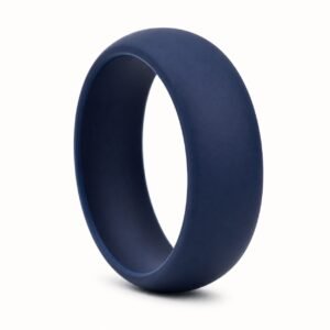 Navy Performance Silicone Band — product view