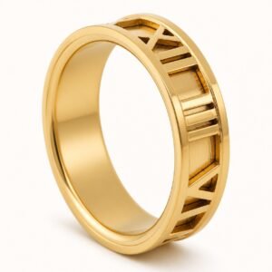 Gold-Tone Roman-Motif Band — product view