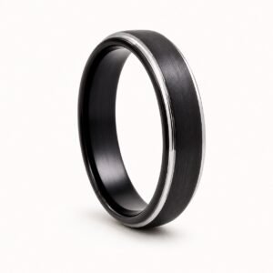 Brushed Black Tungsten Band — product view