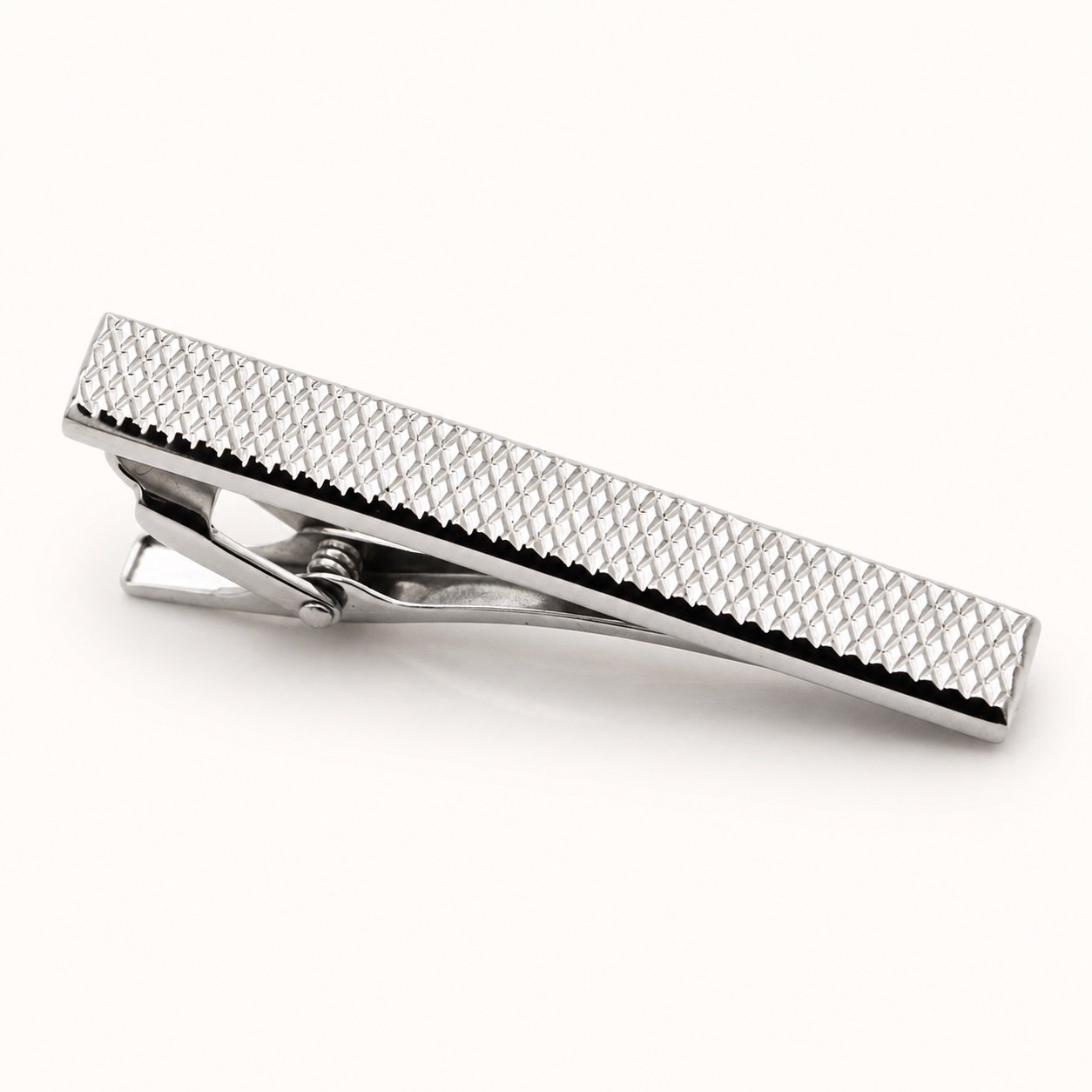 Stainless Steel Tension Tie Clip — product view Stainless Steel Tension Tie Clip — product view