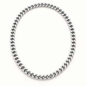 7mm Polished Steel Curb Chain — packshot