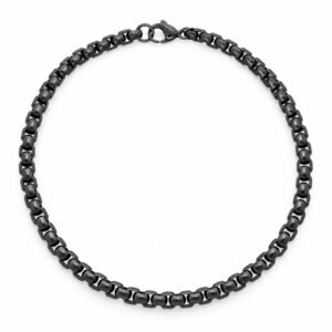 5mm Black Round Box-Link Chain — packshot