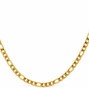 4mm Gold Figaro Chain — packshot
