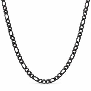 4mm Black Figaro Chain — packshot