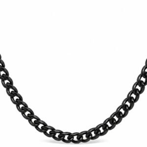 5mm Black Miami Cuban-Link Necklace — product view